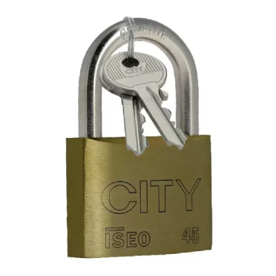 ISEO CITY Cadenas laiton CITY s'entrouvrant 35 mm - Is&eacute;o