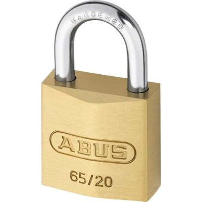ABUS Cadenas laiton massif s&eacute;rie 65  - Anse 11,5 mm - Longueur 20 mm
