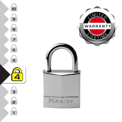 MASTER LOCK Cadenas  Laiton Inox 30mm Anse 16mm