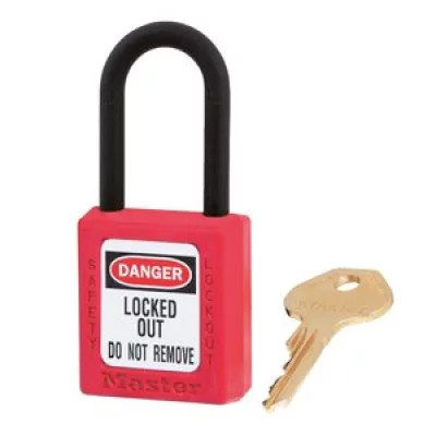 MASTER LOCK Cadenas non conducteur zenex  406red
