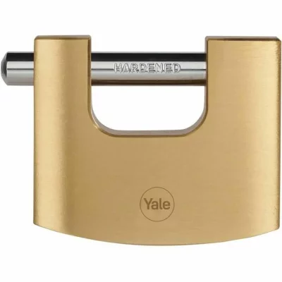 YALE Cadenas rectangulaire  laiton - 70 mm - 3 Cl&eacute;s - 24319000