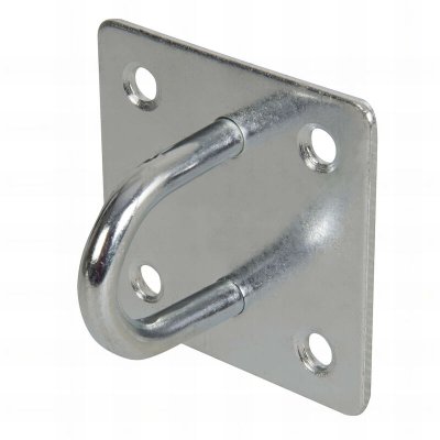 FIXMAN Cad&egrave;ne en acier galvanis&eacute;, Agrafe 50 mm x 50 mm, Agrafe 50 Mm x 50 Mm