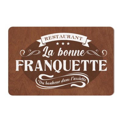 Cadoons Set de table - LA BONNE FRANQUETTE
