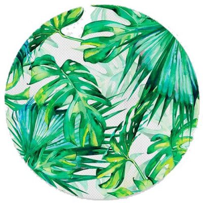  Cadoons Set de table rond Feuilles