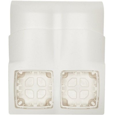 LEGRAND Cadre 2 postes appareillage saillie pour plinthe 80 x 20 mm 