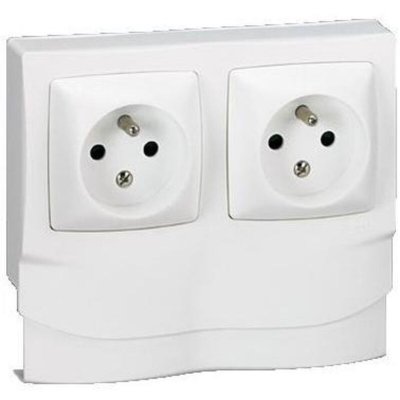 LEGRAND Cadre 2 Postes Pour Moulure Dlplus Hauteur 16 Mm -  031466