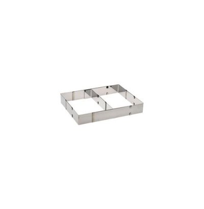 WESTMARK Cadre &agrave; p&acirc;tisserie rectangle r&eacute;glable - inox