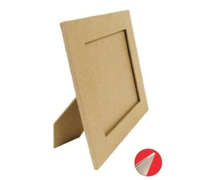 GENERIQUE Cadre carr&eacute; avec pied 20x20cm - D&eacute;copatch - couleur variant