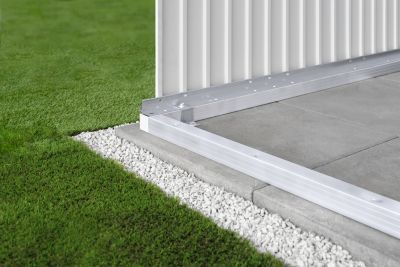 BIOHORT Cadre de sol en aluminium pour abri de jardin Europa en taille 7
