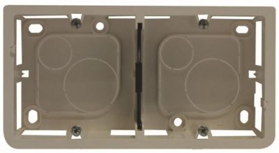 LEGRAND Cadre  Mosaic - 4 modules - horizontal - profondeur 40mm