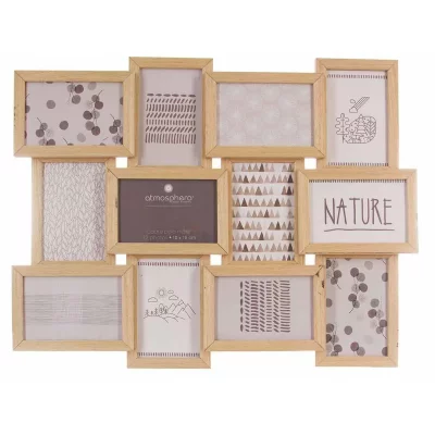 ATMOSPHERA Cadre p&ecirc;le m&ecirc;le rectangulaire Lerka -  - Naturel
