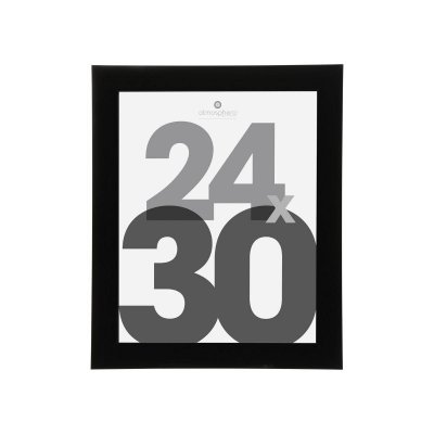 ATMOSPHERA CREATEUR D INTERIEUR Cadre photo - 29 x 35 cm - Bois - Noir