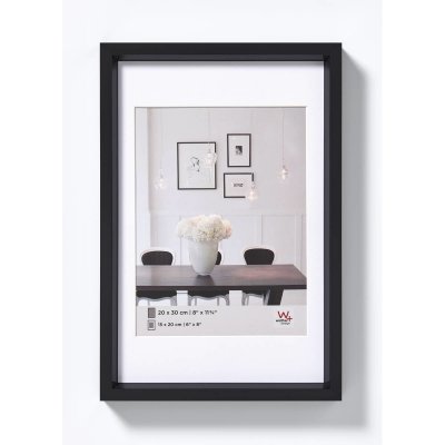 AC DECO Cadre photo imitation acier Steel Style - 18 x 24 cm - Noir