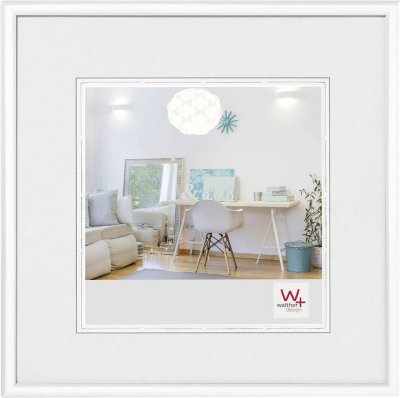 WALTHER Cadre photo New Lifestyle KST.Rahmen, blanc, 30 x 30 cm - 