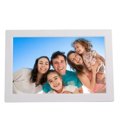 YONIS Cadre Photo num&eacute;rique 13 Pouces Affichage HD Photo Vid&eacute;o Publicit&eacute; Blanc