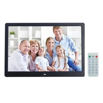 YONIS Cadre photo num&eacute;rique 15' led hd lecteur multimedia port usb mmc vid&eacute;o