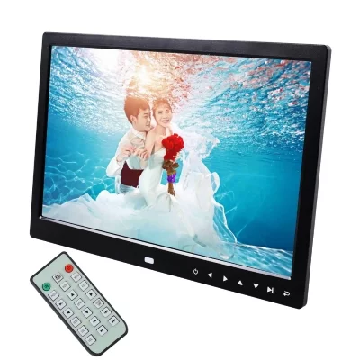 YONIS Cadre photo num&eacute;rique led 13 pouces hd 16:9 port usb carte sd mp3 mp4