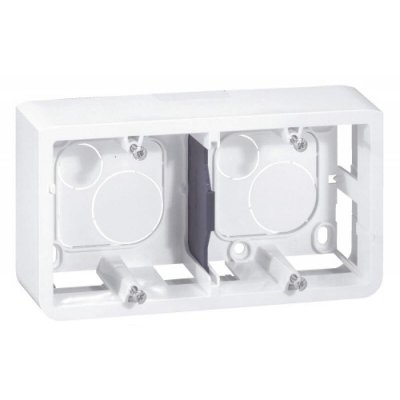 LEGRAND Cadre saillie pour 10 ou 4 x 2 modules horizontal Mosaic - 