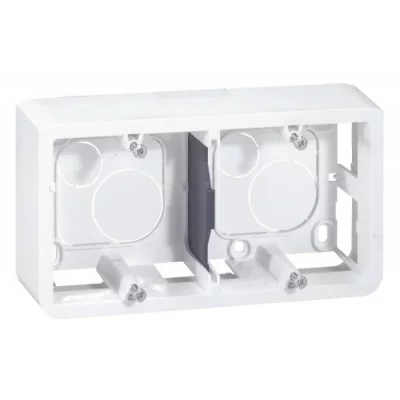 LEGRAND Cadre saillie pour 2 x 2 modules horizontal Mosaic - 