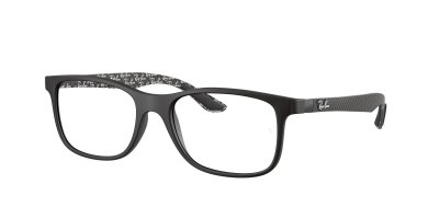 RAY BAN Cadres optiques Ray-ban Rx8903 col. 5263 Hommes Carr&eacute; Noir