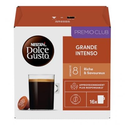 NESTLE Caf{ capsules Compatible Dolce Gusto grande intenso intensit{ 8 N