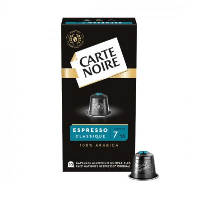 CARTE NOIRE Cafe capsules Compatibles Nespresso Espresso classique n&deg;7