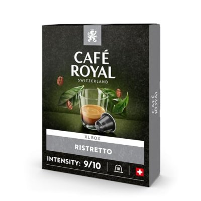CAFé ROYAL Caf&eacute; Capsules Compatibles Nespresso Ristretto N&deg;9 Cafe Royal - La Boite De 18 Capsules