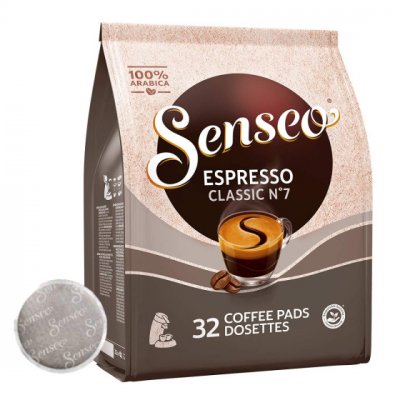 SENSEO Caf&eacute; Dosettes Espresso 7 Classique  - La Bo&icirc;te De 32 Dosettes
