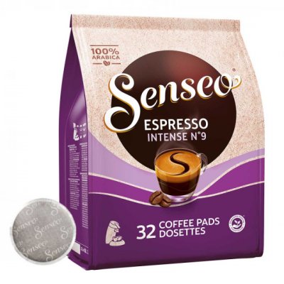 SENSEO Caf&eacute; Dosettes Espresso 9 Intense  - La Bo&icirc;te De 32 Dosettes