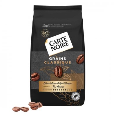 CARTE NOIRE Caf&eacute; en grains 1kg -  Classique - Caf&eacute; de Grandes Marques