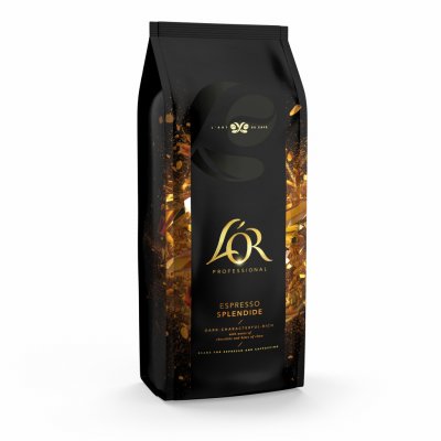 L OR Caf&eacute; en grains Espresso Spendide L'Or - bio et UTZ - paquet de 1 kg