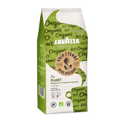 Caf&eacute; en grains Lavazza Planet Bio - Paquet de 500 gr