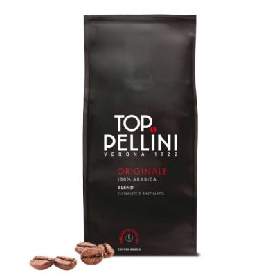 PELLINI Caf&eacute; en Grains  Top 100% Arabica - 1 Kg