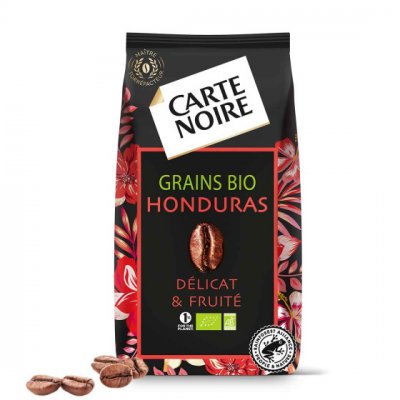 CARTE NOIRE Caf&eacute; En Grains S&eacute;lection Honduras Bio  - Le Sachet De 500g