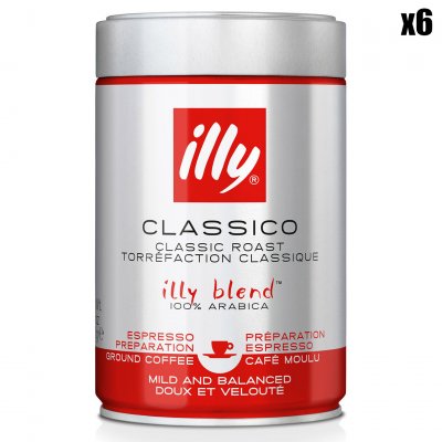 ILLY Caf&eacute; Moulu Espresso  - La Boite De 250 G