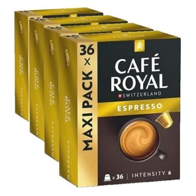 CAFE ROYAL  Caf&eacute; Capsules en aluminium Espresso - 36 capsules