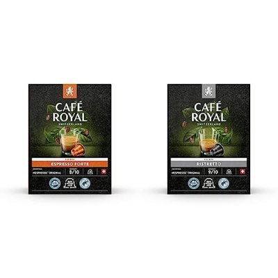 CAFé ROYAL Caf&eacute; royal Capsules de caf&eacute; Caf&eacute; Royal Espresso Forte - Bo&icirc;te de 36