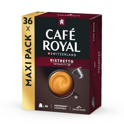 CAFé ROYAL Caf&eacute; royal Capsules de caf&eacute; Caf&eacute; Royal Ristretto - Bo&icirc;te de 36