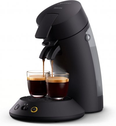 PHILIPS Cafeti&egrave;re &agrave; Dosettes 1-2 Tasses Noir Mat