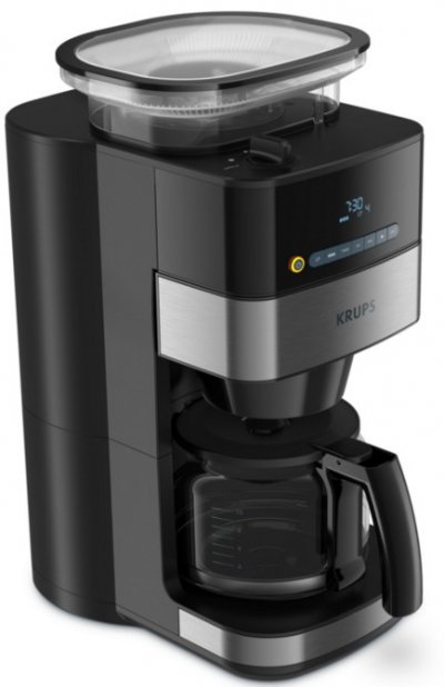 KRUPS Cafeti&egrave;re &agrave; filtre  Grind Aroma KM832810 1000 W Noir et Gris