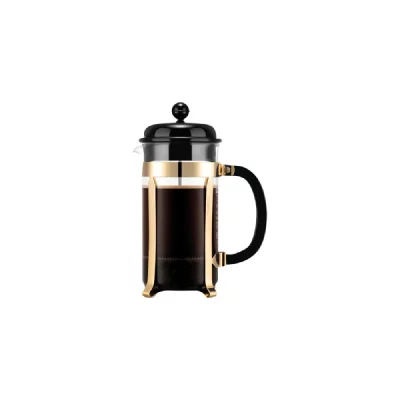 BODUM Cafeti&egrave;re &agrave; piston  1918-17-01-1 1 L 8 tasses Noir & Dor&eacute; - Neuf