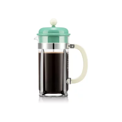 BODUM Cafeti&egrave;re &agrave; piston  8 tasses 1 L verre borosilicate vert - Neuf