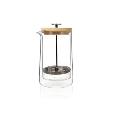 OGO LIVING Cafeti&egrave;re &agrave; piston en verre double paroi 500ml