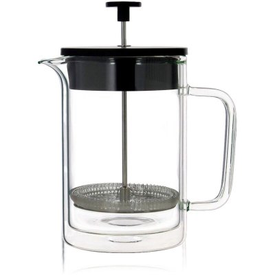 OGO LIVING Cafeti&egrave;re &agrave; piston helya en verre double paroi 800 ml