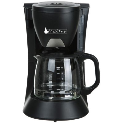 BLACKPEAR Cafeti&egrave;re avec filtre 4 &agrave; 6 tasses