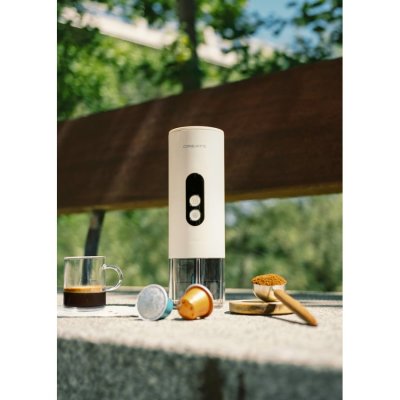 CREATE Cafeti&egrave;re espresso portable -  - THERA MOVE - 15 bars - Capsules et caf&eacute; moulu