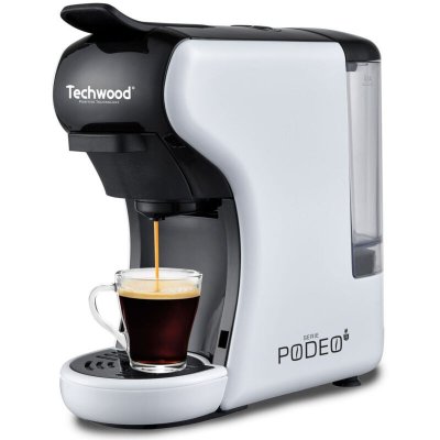 TECHWOOD Cafeti&egrave;re expresso multi-capsules  tca-191n - puissance : 1450w - coloris blanc 
