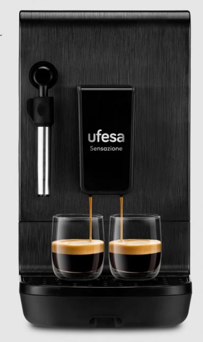 UFESA Cafeti&egrave;re expresso super automatique  Sensazione 20 barres noire