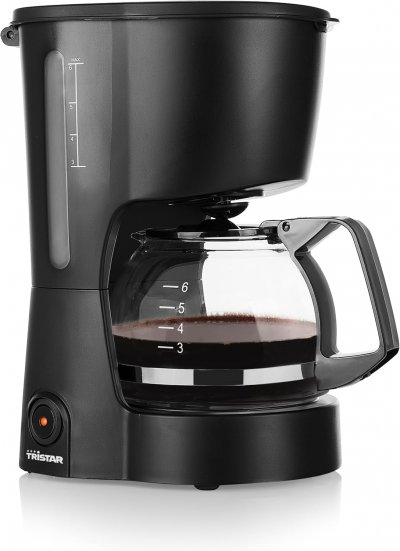 TRISTAR Cafeti&egrave;re filtre 0,6 L 600 W Noir Compacte