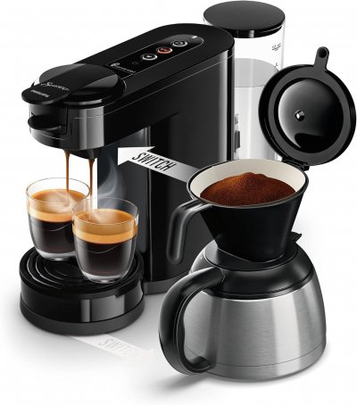 PHILIPS Cafeti&egrave;re filtre 1 L Inox Isotherme 2 en 1